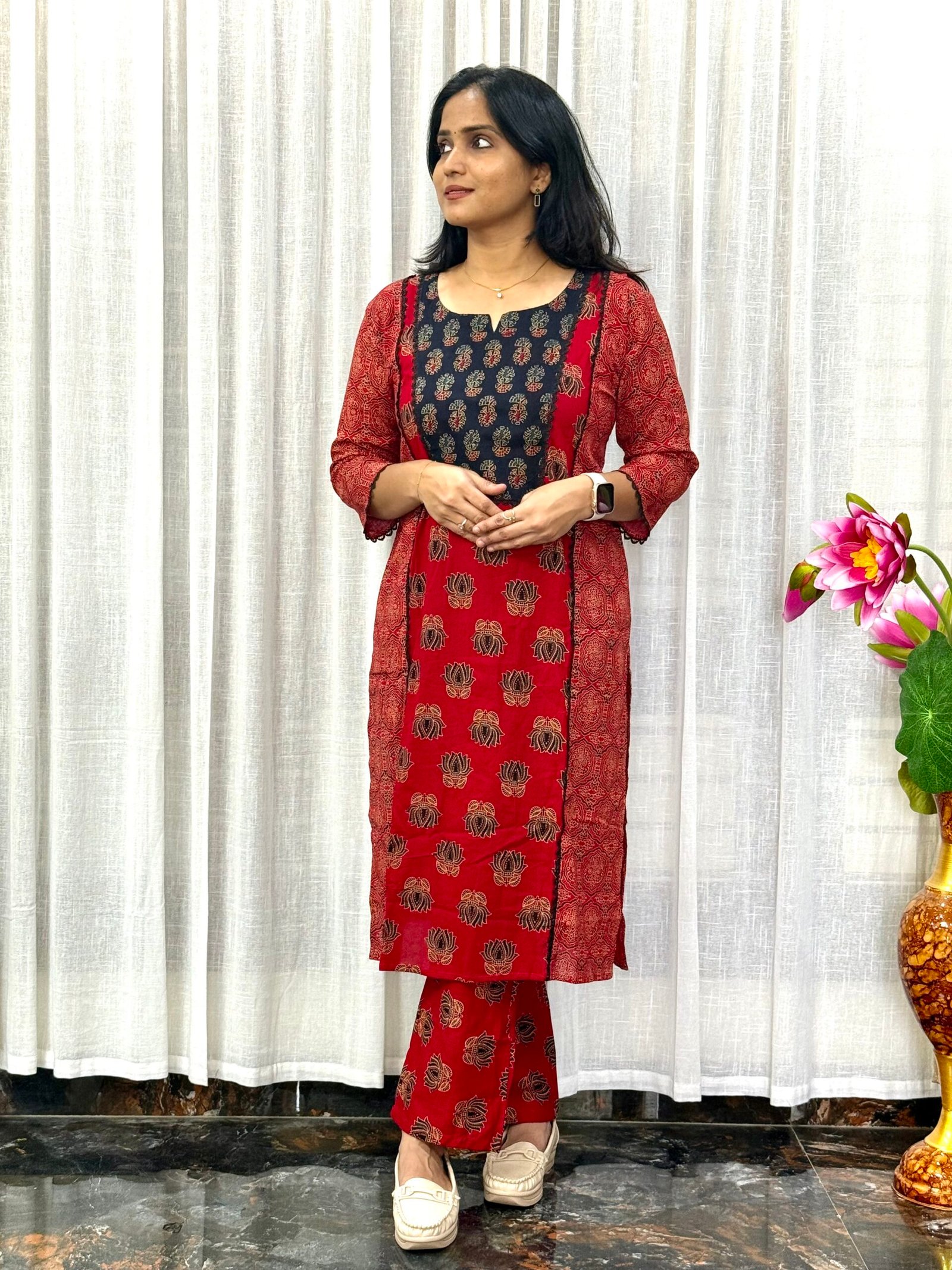 Block Print Coord Set – Pure Cotton (2S05082501)